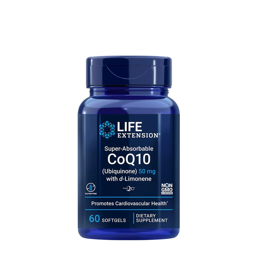Super Assorbibile CoQ10 con d-Limonene, 50 mg - 60 Capsule Morbide