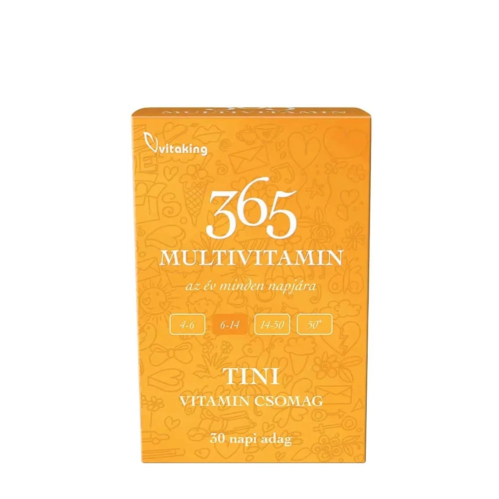 Vitaking - Multivitaminico per Adolescenti 365, Confezione da 30