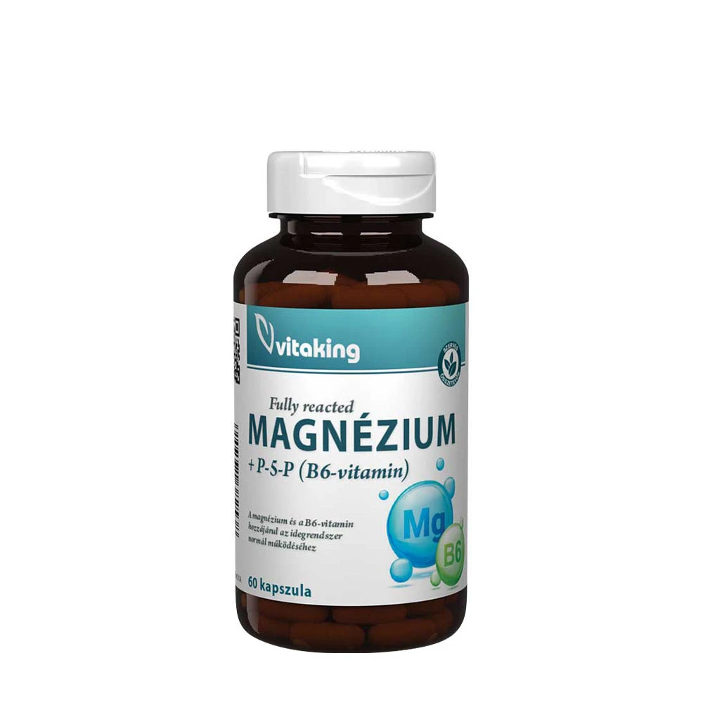 Vitaking - Magnesio Bisglicinato con Vitamina B6 (P5P) (60 Capsule)