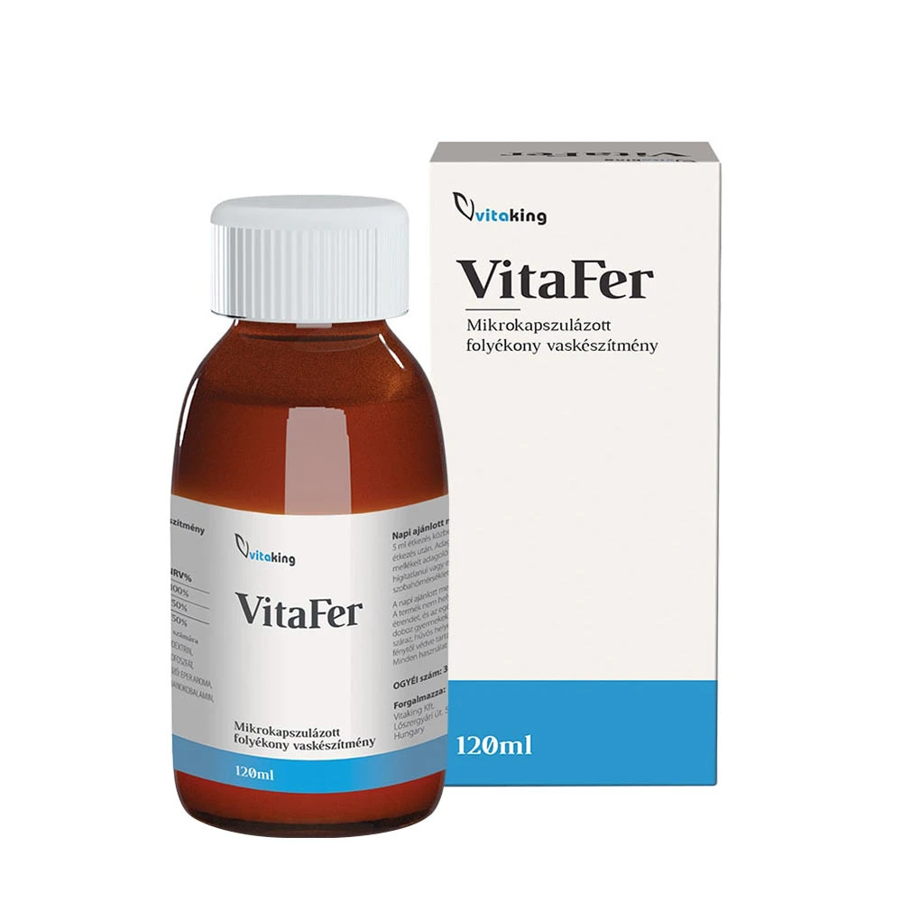 Vitaking - Integratore di Ferro Liposomiale VitaFer-L (120 ml, Ananas)