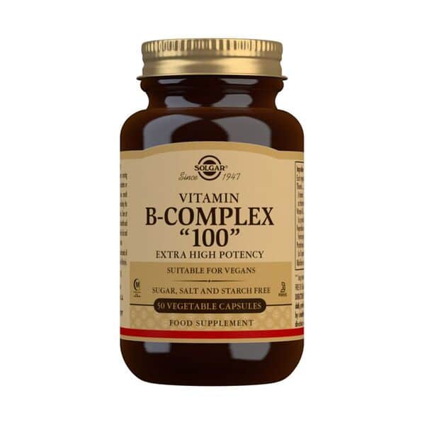 Vitamina B-Complex, "100" Extra High Potency - 50 vcaps