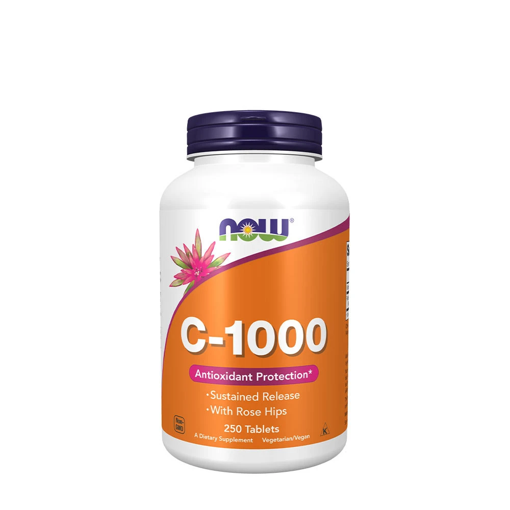 Vitamina C-1000 con Rosa Canina - Rilascio prolungato - 250 compresse