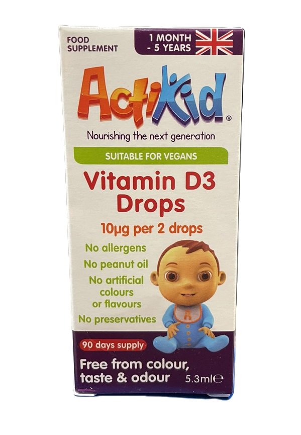 Vitamina D3 Gocce, 10mcg - 30 ml.