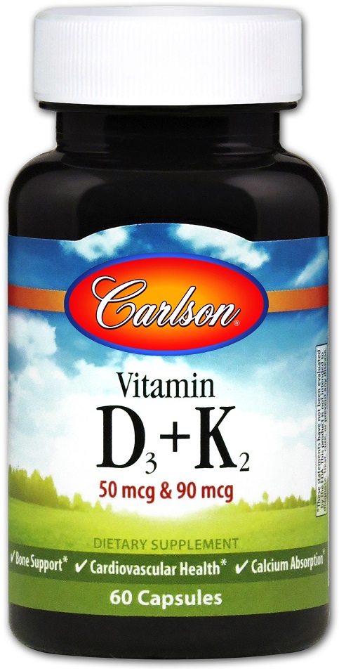 Vitamina D3 + K2 - 60 caps