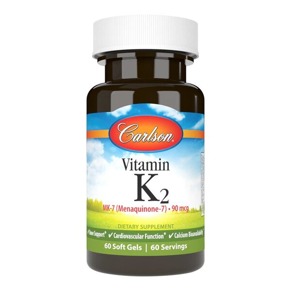 Vitamina K2 MK-7, 90mcg - 60 softgels