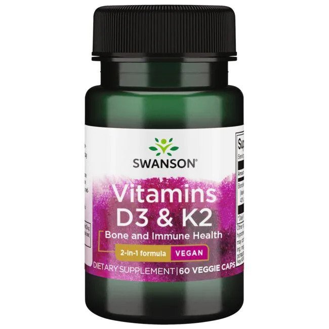Vitamine D3 & K2 - 60 vcaps
